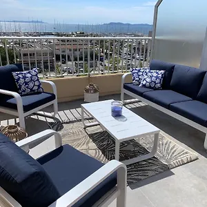 Appartement L'effet Mer, Duplex Sur Le Port Avec Ses 2 Terrasses Vue, Hyères
